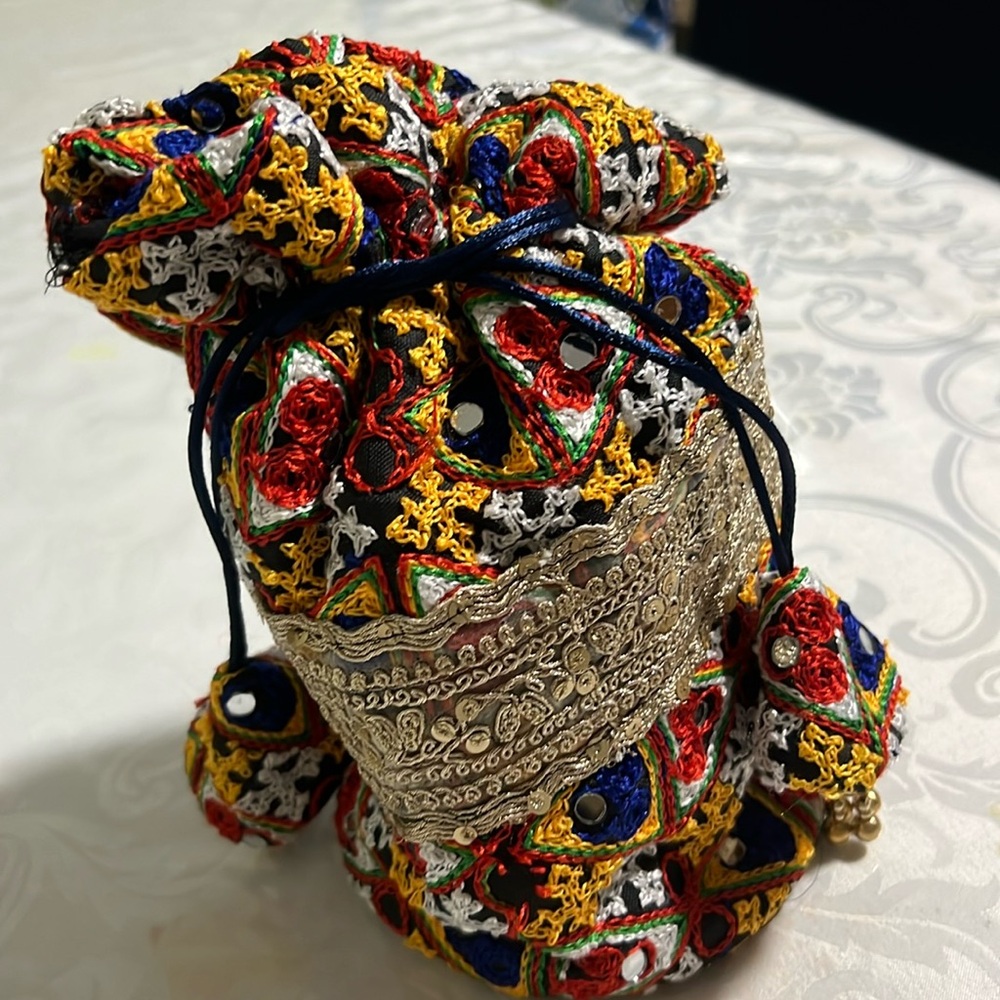 Potli bag multi color (new)